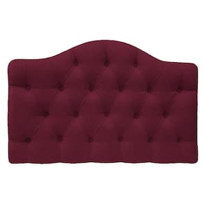 Cabeceira Suspensa Imperatriz 140 Cm Casal Suede Bordô