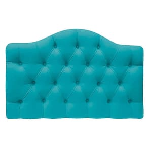 Cabeceira Suspensa Imperatriz 140 Cm Casal Azul Turquesa