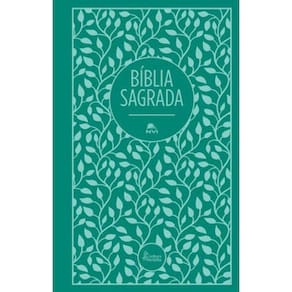 Bíblia Nvi, Capa Dura, Tecido, Verde, Leitura Perfeita
