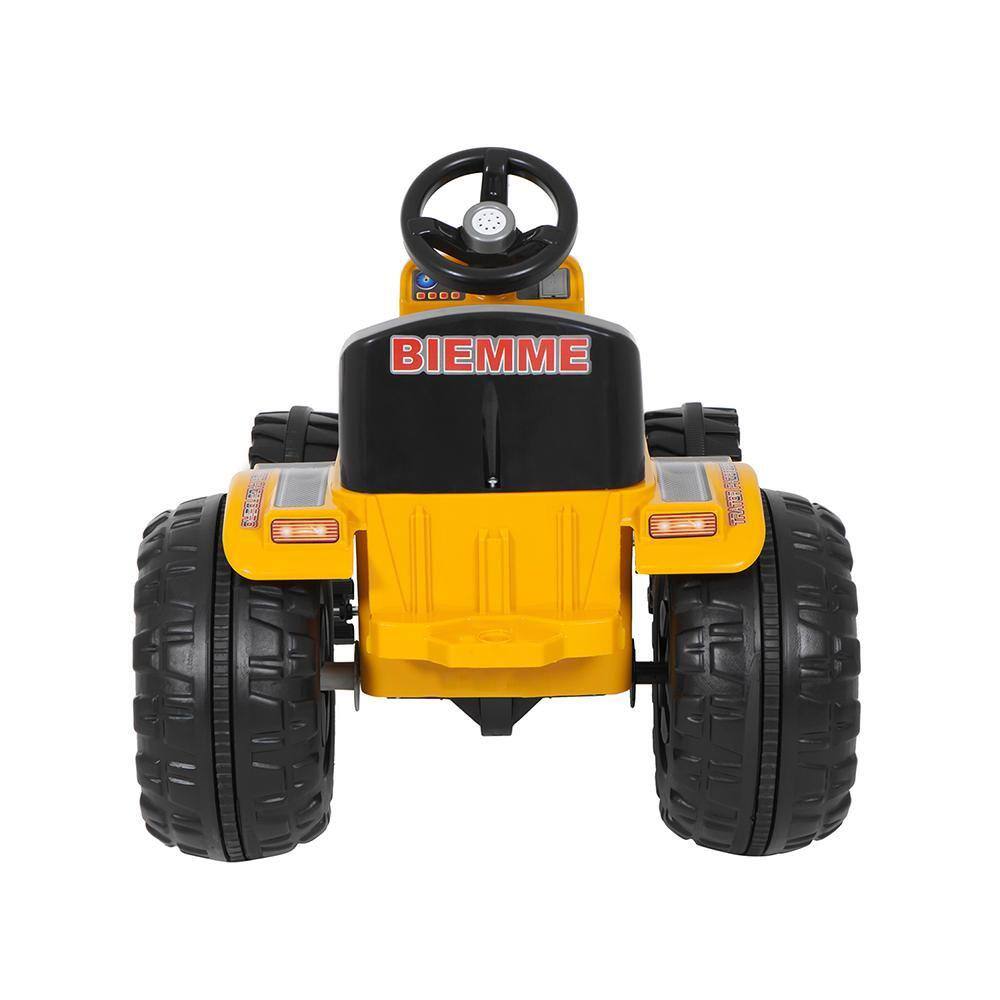 Trator Infantil Biemme Fazendeiro a Pedal Amarelo - 318