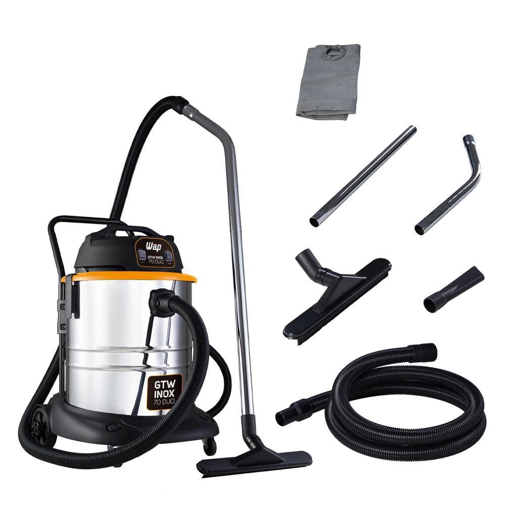 Aspirador de Pó e Água Profissional WAP GTW Inox 70 DUO 127v