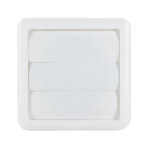 Veneziana Autofechante Branca Ventisol 100Mm Para Exaustor