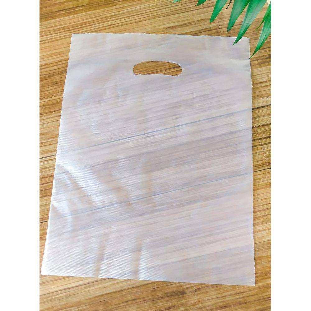 Kit 5 Sacolas Premium Boca De Palhaço Com Textura 30X40 Cores Diversas