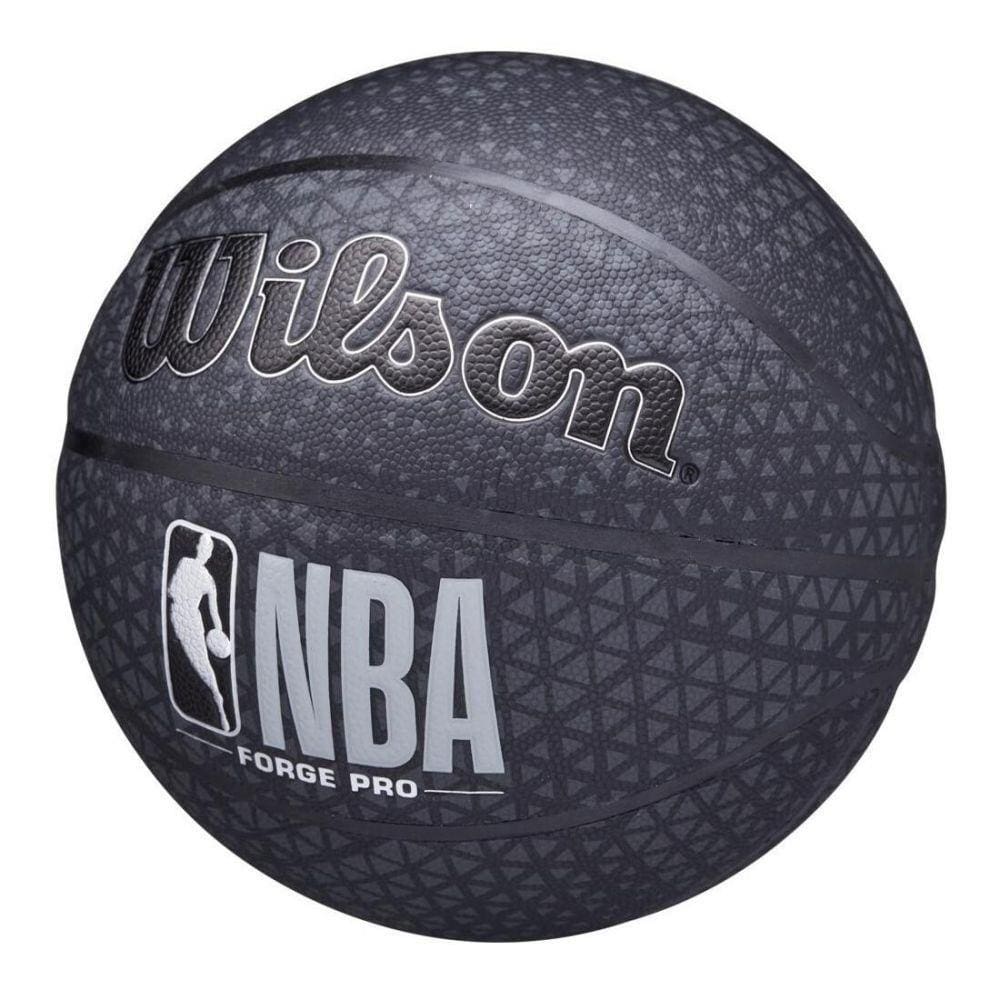 Bola De Basquete Nba Forge Pro Printed Size 7 Wilson Preto