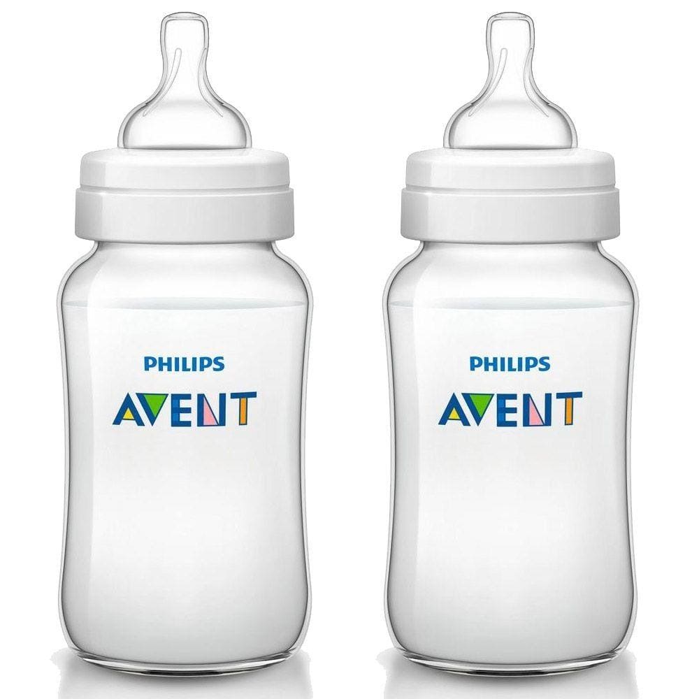 Kit 2 Mamadeiras Avent Classica 330ml (bico3) Antic