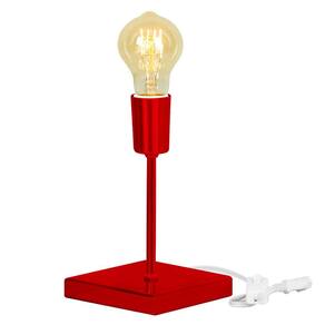 Luminária de Mesa Abajur Vintage Cereja Metálico com Lampada