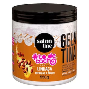 Gelatina Salon Line To De Cachos Linhaça 550g