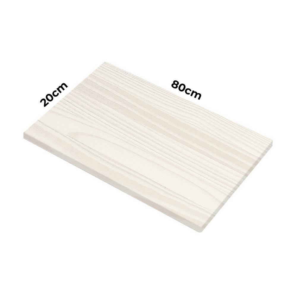 Painel Chapa Madeira Branco 800X200X18 - Tramontina - 80cm x 20cm com 18mm de espessura Tramontina
