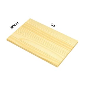 Painel Chapa Madeira Natural 1000X300X18 - Tramontina - 1m x 30cm com 18mm de espessura Tramontina