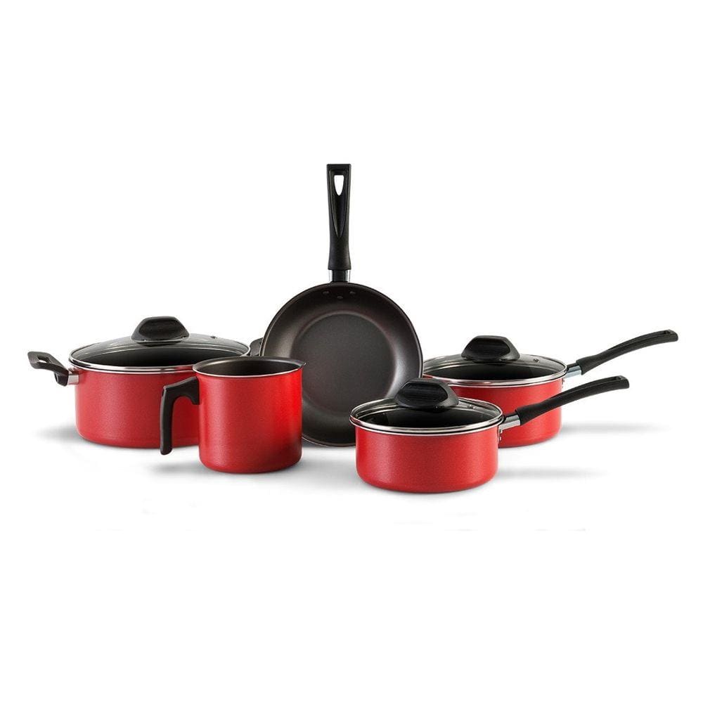 Conjunto de Panelas  - Garlic - Vermelho Brinox