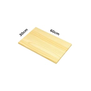 Painel Chapa Madeira Natural 600X300X18 - Tramontina - 60cm x 30cm com 18mm de espessura Tramontina