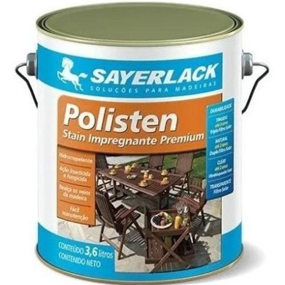 Polisten Stain Premium Transparente 3,6L Sayerlack