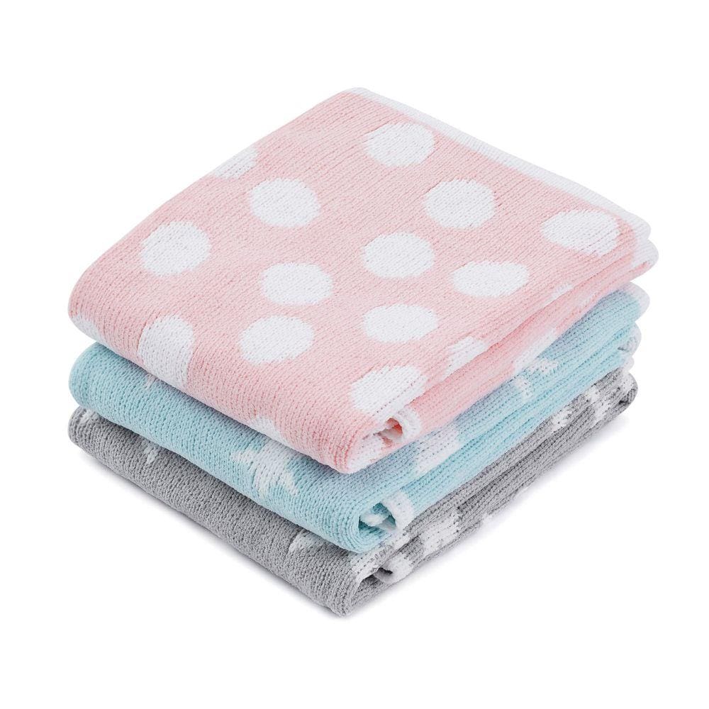 Manta Cobertor Infantil Bebe Menino Menina 75X100cm Pink