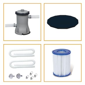 Kit Filtro 1.250 Litros/Hora + Capa 305 Estrutural Bestway