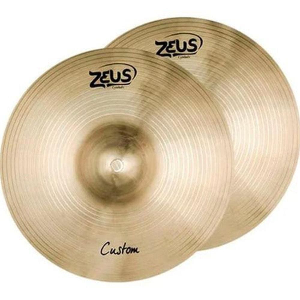 Prato Para Bateria Zeus Custom Chimbal Zchh13 Bronze B20