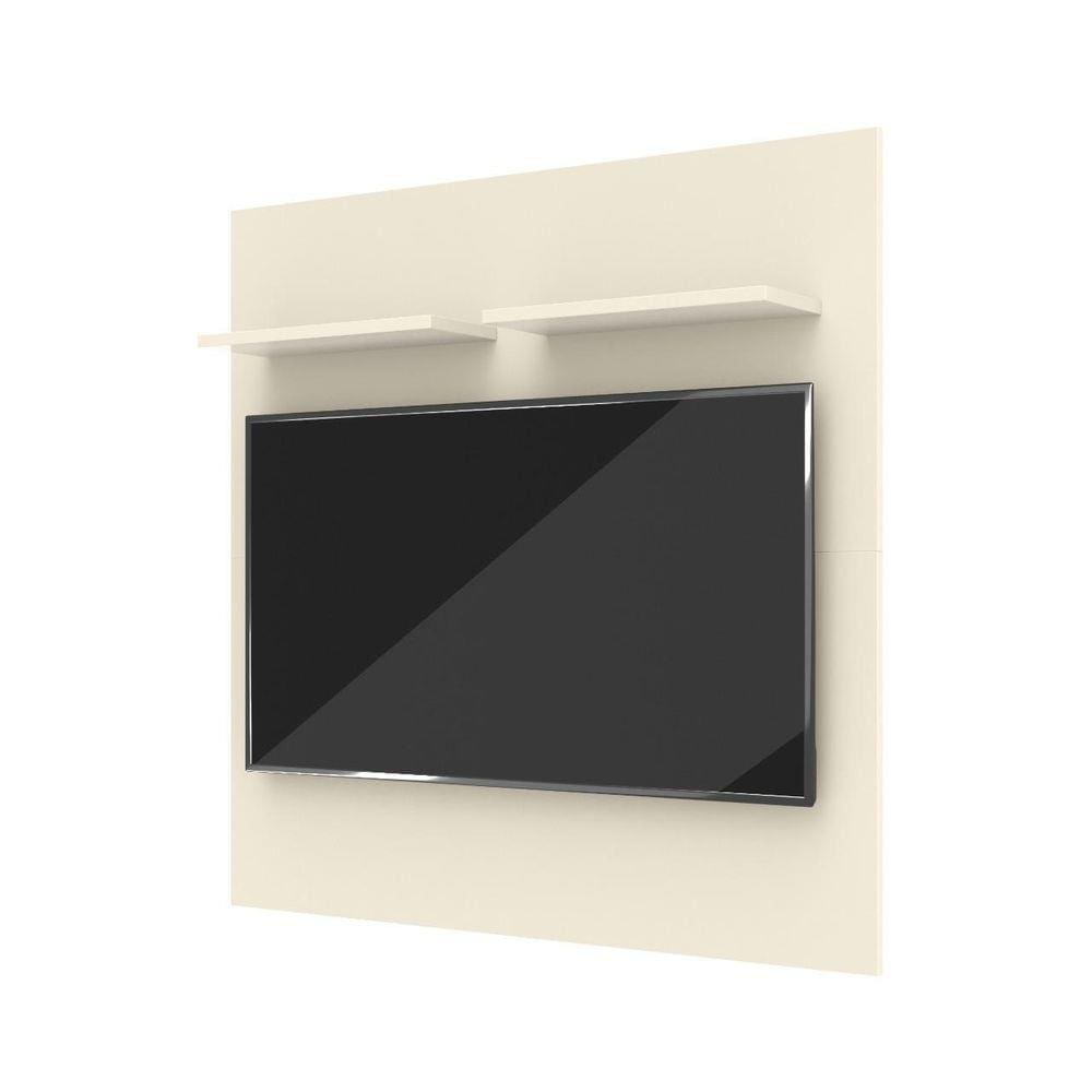 Painel 2 Prateleiras Superior Tv Até 32P Sala Madri Branco