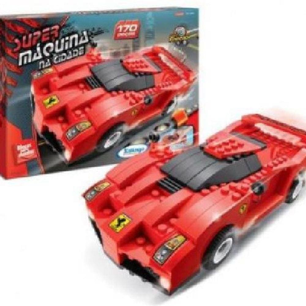 Blocos De Encaixe Super Maquina Na Cidade 170Pc