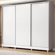 Guarda Roupa Casal Madesa Royale 100% MDF 3 Portas de Correr com Pés