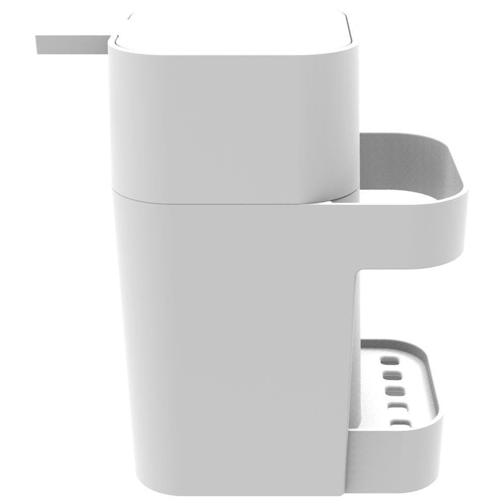 Dispenser De Detergente Bucha De Pia Branco 600Ml Soprano
