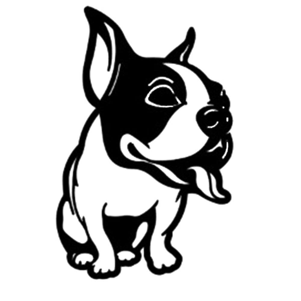 Quadro decorativo BullDog de lado