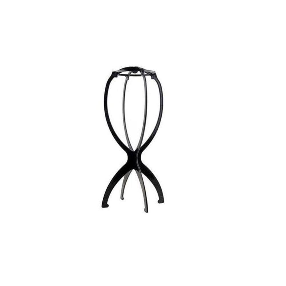 Suporte Preto De Plástico Para Peruca