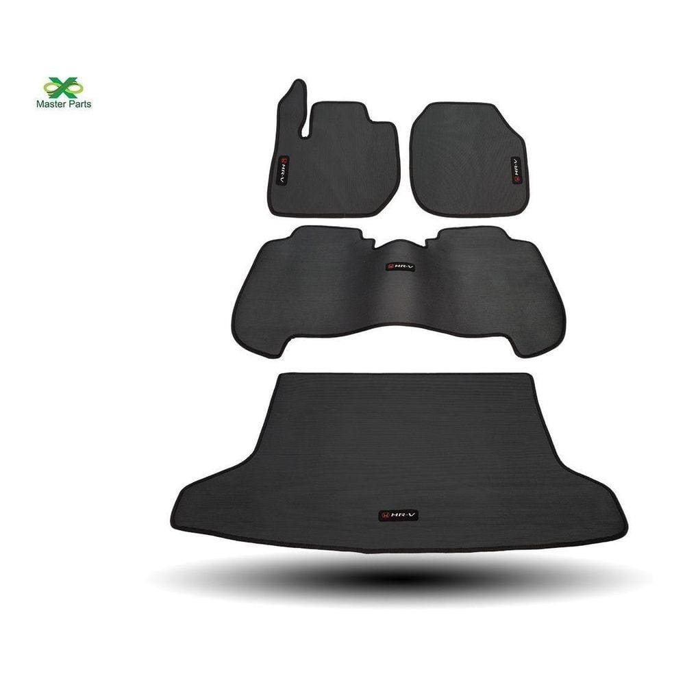 Tapete Borracha Hr-V Com Traseiro Interiço E Porta-Malas