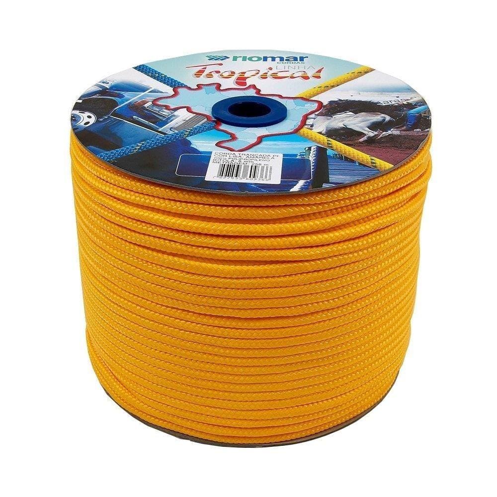 Corda Riomar Carretel PP Tropical Amarelo 10MMx190M
