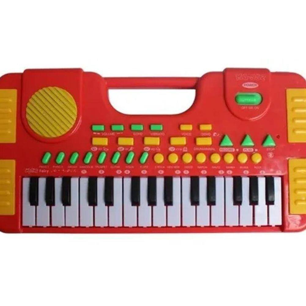 Brinquedo Teclado Piano Moranguinho Animais Musical Infantil