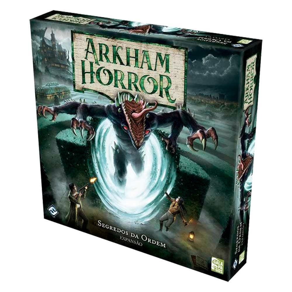 Arkham Horror Segredos da Ordem Expansão de Jogo de Tabuleiro Galapagos AHB006