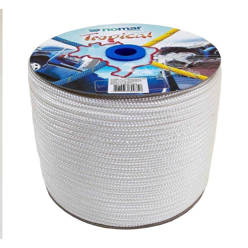 Corda Riomar Carretel PP Tropical Branco 6MMx165M