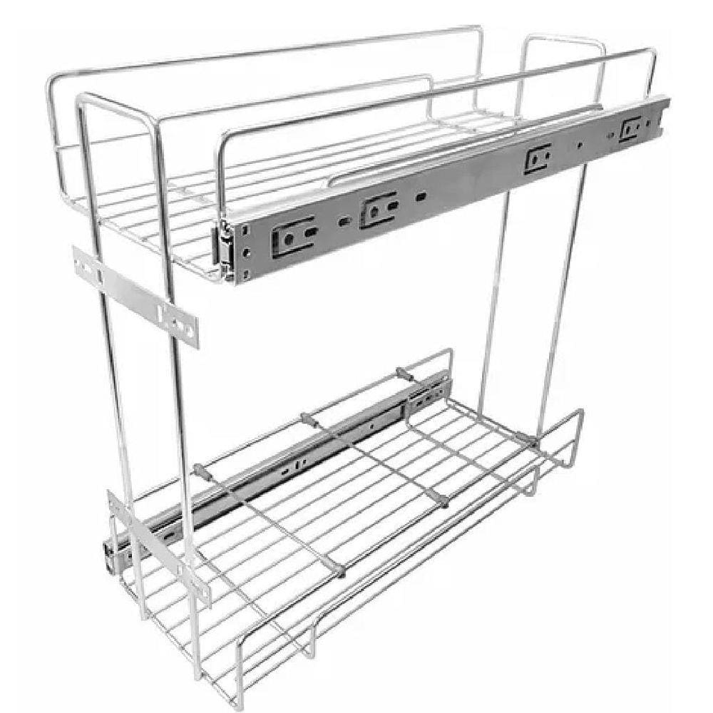 Porta Latas/Óleos R1 200 Lateral Inox Trilhos 200X425X450Mm
