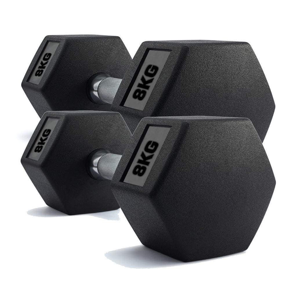 Par De Halteres Dumbell Sextavado Ahead Sports As2102 8Kg