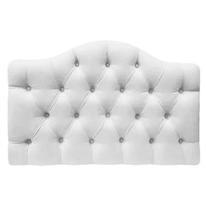Cabeceira Suspensa Imperatriz 160 Cm Queen Size Suede Branco