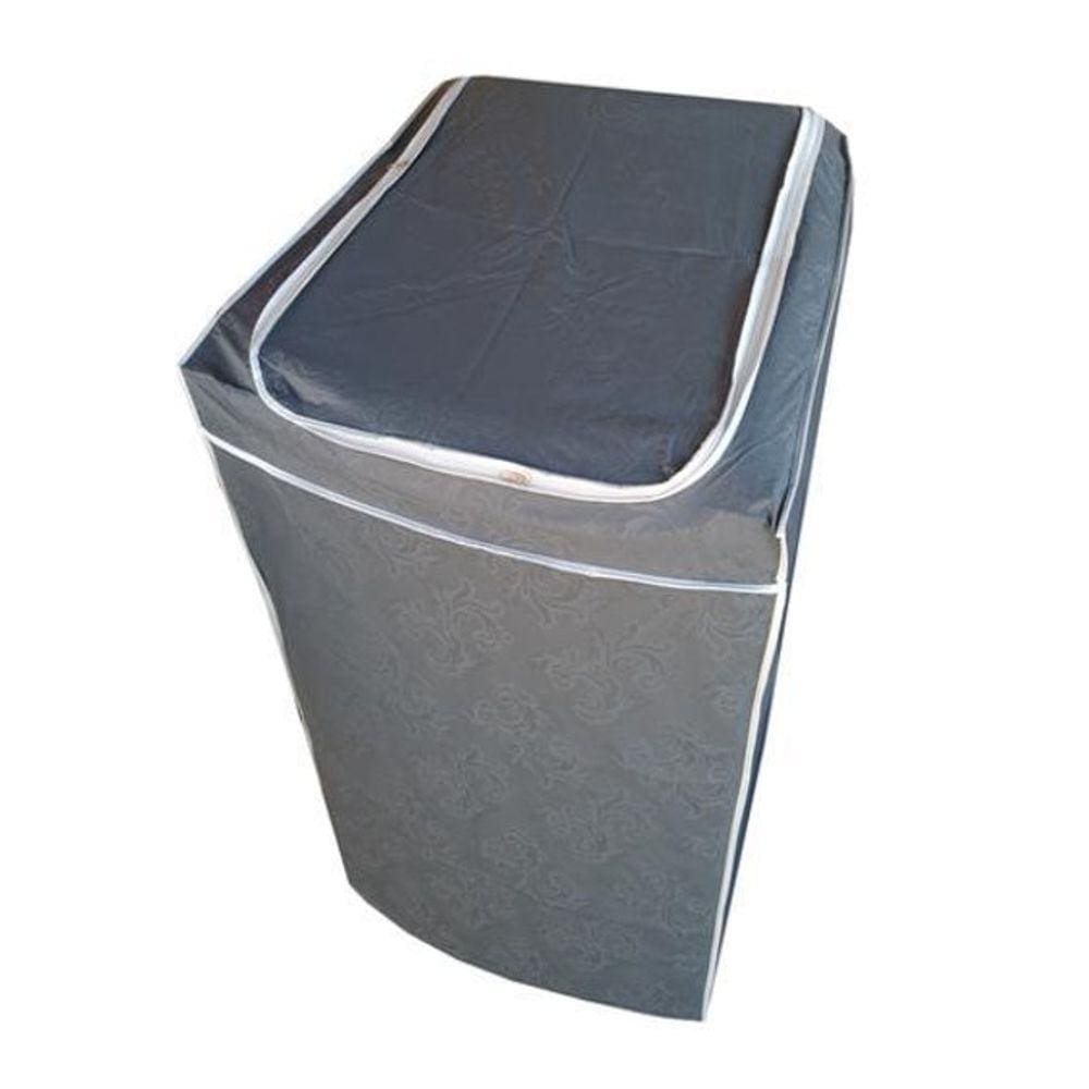 Capa Maquinas Lavar Cônsul 7.5Kg 8Kg E 9Kg Com Zíper Cinza