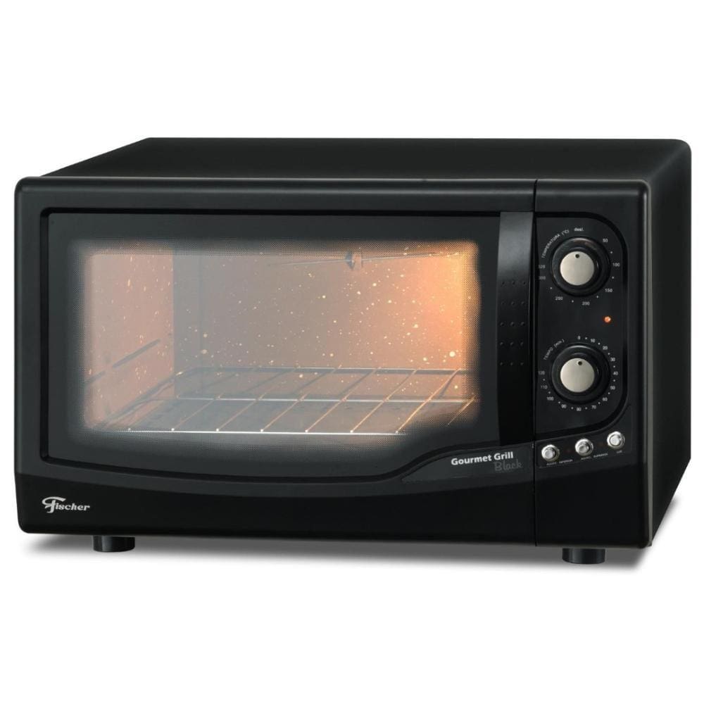 Forno Elétrico Fischer Gourmet Grill Bancada 44L Black