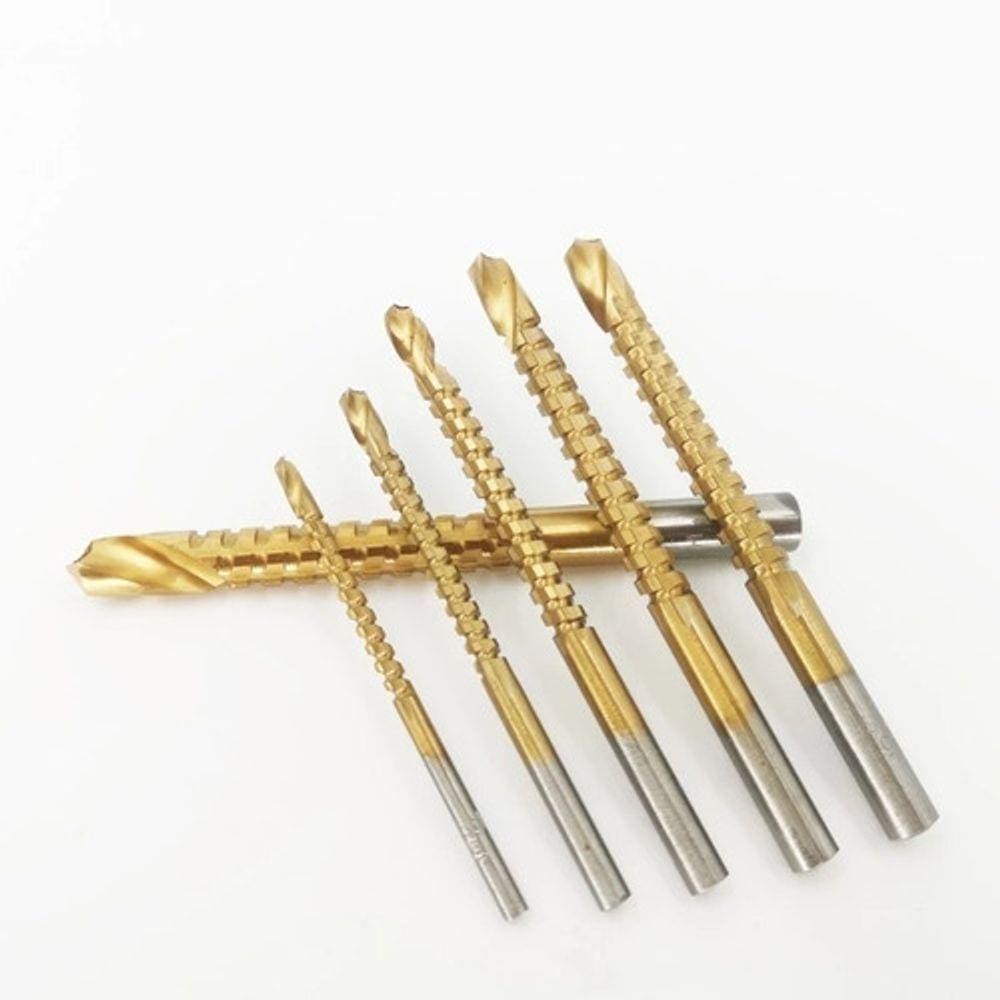 Kit 6 Brocas Furo Corte Lateral Madeira Metal Plástico Gesso