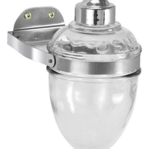 Porta Sabonete Liquido Plástico De Suporte Parede Inox 500Ml