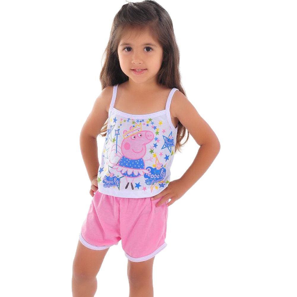 Baby Doll Infantil Camiseta e Short | 009