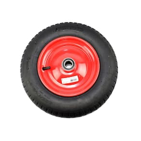 Roda Para Carrinho De Mão Rolamentada 3,25 X 8 Até 100kgs