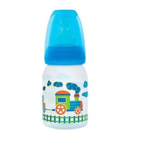 Mamadeira Lillo Bico Silicone Ortodôntico 120Ml - Azul