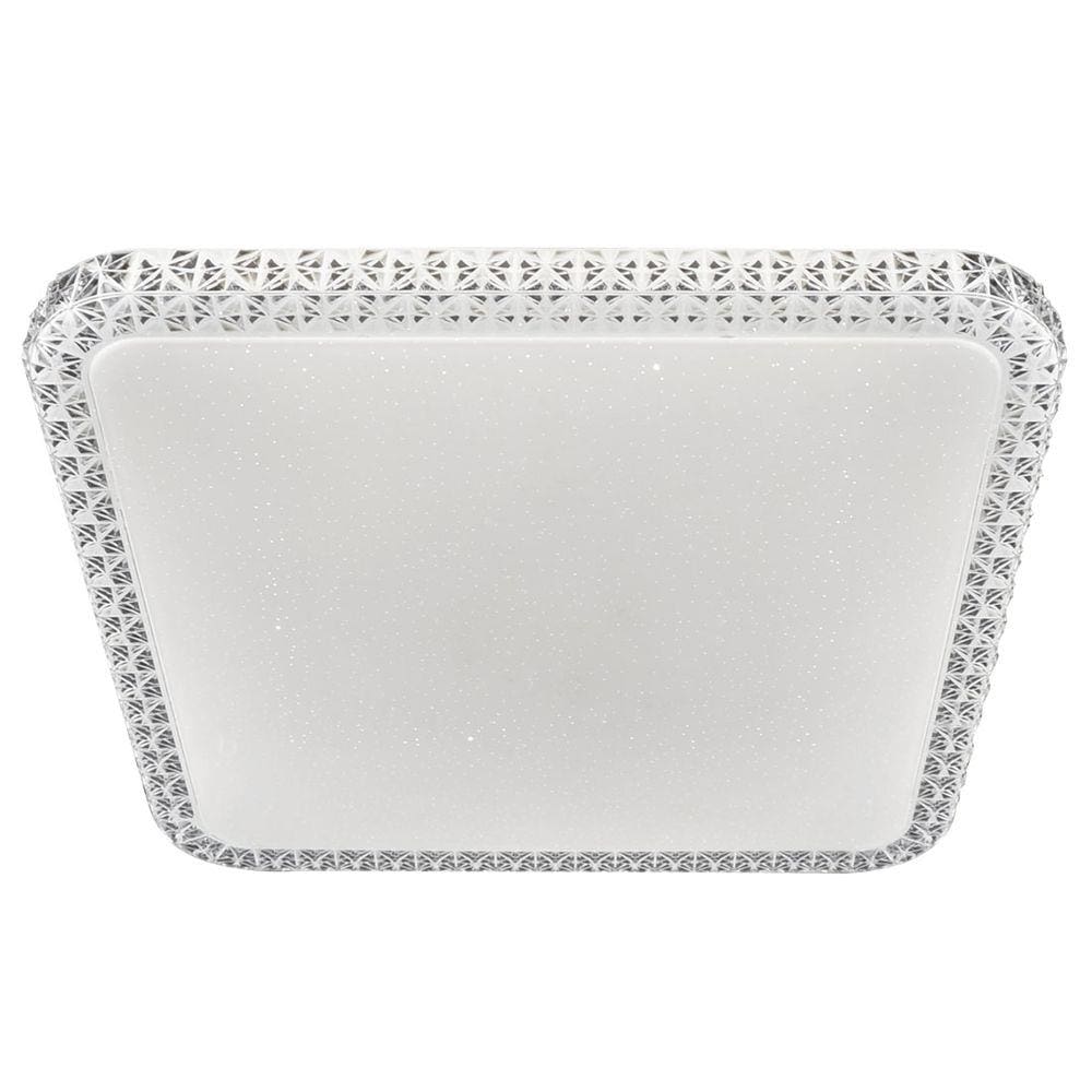 Plafon Led Acrilico Efeito Estrelado Slim 43x43cm 6000K