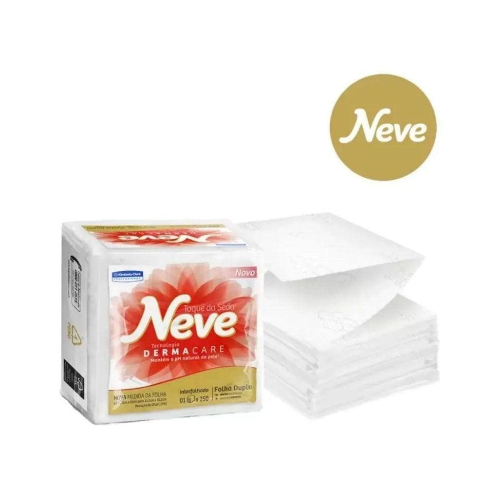 Papel Higiênico Neve Interfolhado Folha Dupla - 250 Folhas