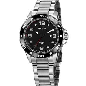 Relógio Masculino Analógico Prata Seculus - 20853G0SVNA1