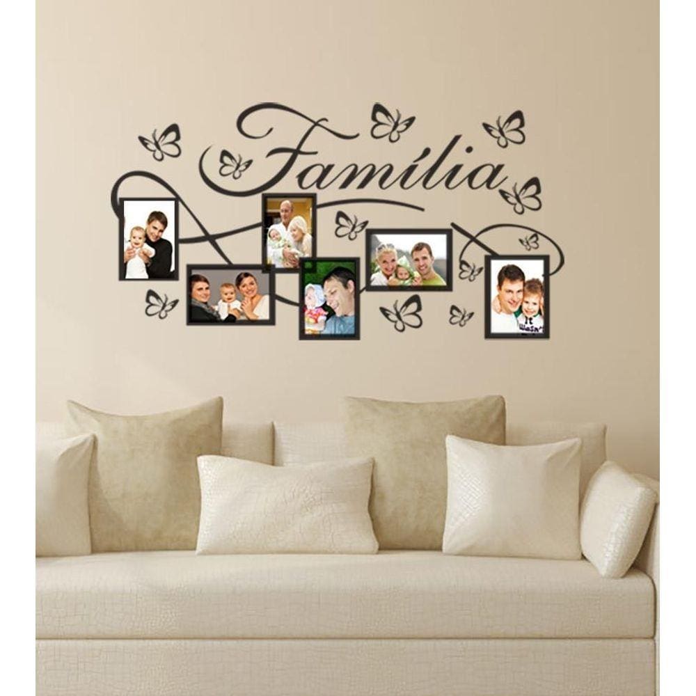 Adesivo Decorativo De Parede Para Foto E Retrato Família