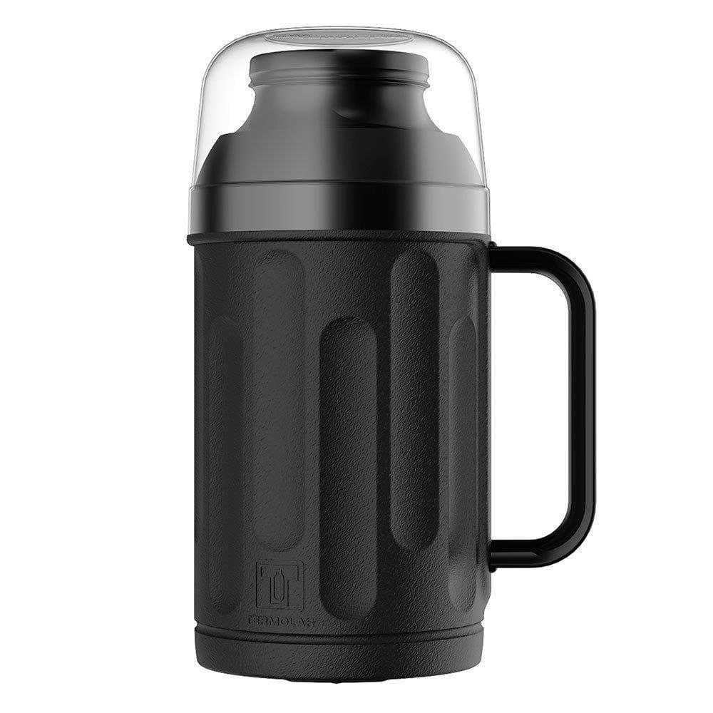Garrafa Termolar Personal 0,5 Litro Rosca 7022 Preta