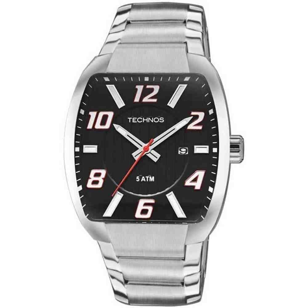 Relógio Technos Masculino Quadrado Esportivo 2115kll/1p