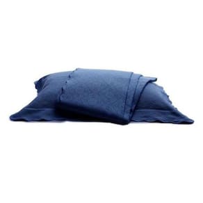 Colcha Piquet Queen Capela Tognato Azul Indigo 2,40 X 2,60 M