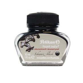 Tinta Para Caneta Tinteiro Pelikan Preta Prova D`Água 30Ml