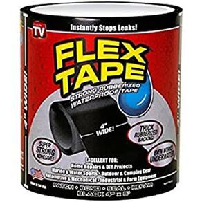 Super Fita Adesiva Reparos Flex Tape Cola Tudo 140X10Cm