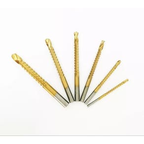 Kit 6 Brocas Espiral Furo Corte Lateral Madeira Metal Gesso
